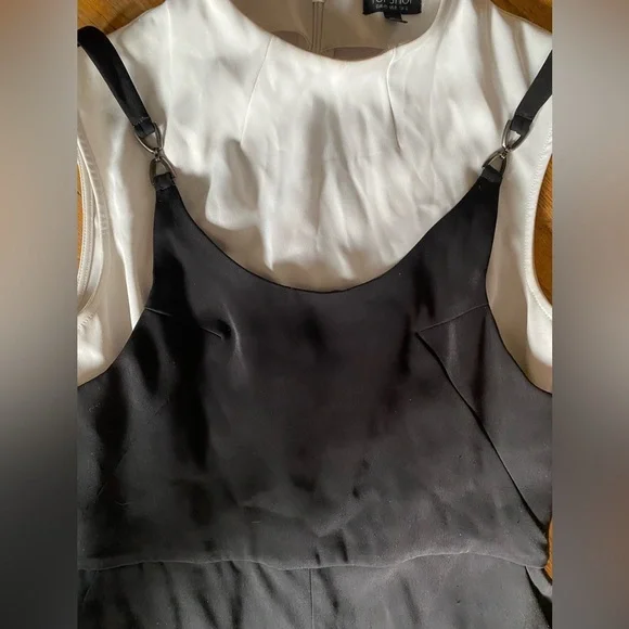 Topshop Black and White Jumpsuit - Picture 3 of 3